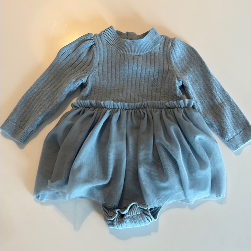 BabyGAP Blue Knit Baby Dress